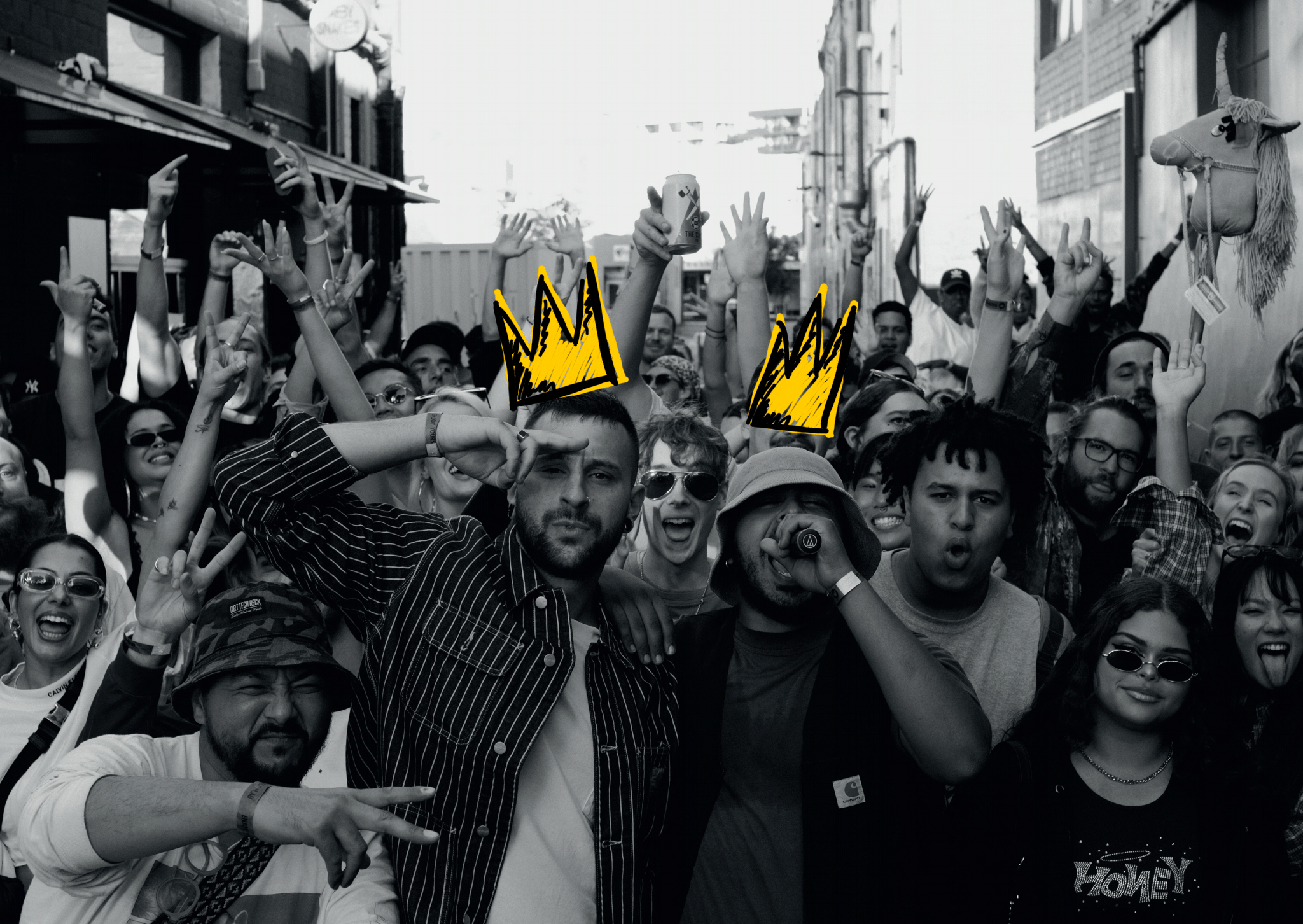 Flyboy Jack artwork with yellow crowns